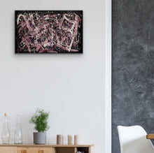 Load image into Gallery viewer, drip-abstract-Iota 4 - Abstract Wall Art Print-style-of-Jackson-Pollock