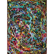 Load image into Gallery viewer, drip-abstract-Epsilon 12 - Abstract Wall Art Print-style-of-Jackson-Pollock