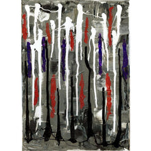 Load image into Gallery viewer, grey-gray-abstract-art-Epsilon 5 - Abstract Wall Art Print