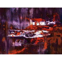 Load image into Gallery viewer, purple-abstract-Gamma 66 Abstract Wall Art Print