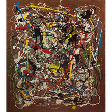 Load image into Gallery viewer, drip-abstract-Iota 16 - Abstract Wall Art Print-style-of-Jackson-Pollock