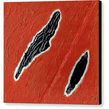 Load image into Gallery viewer, orange-abstract-Beta(β) 6 Abstract Wall Art - Canvas Print