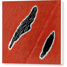 Load image into Gallery viewer, orange-abstract-Beta(β) 6 Abstract Wall Art - Canvas Print