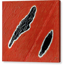 Load image into Gallery viewer, orange-abstract-Beta(β) 6 Abstract Wall Art - Canvas Print