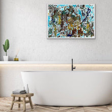 Load image into Gallery viewer, blue abstract art-Epsilon 38 Abstract Wall Art Print-Paul Blenkhorn-Sensory Art House