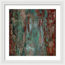 Load image into Gallery viewer, red-abstract-art-Gamma #120 Abstract Wall Art - Framed Print-Sensory Art House