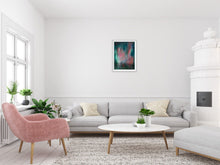 Load image into Gallery viewer, blue-abstract-art-Gamma(γ) 114 Abstract Wall Art - Framed Print-Sensory Art House