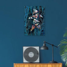 Load image into Gallery viewer, blue-abstract-art-Kappa 9 - Abstract Wall Art Print-Sensory Art House