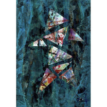 Load image into Gallery viewer, blue-abstract-art-Kappa 9 - Abstract Wall Art Print-Sensory Art House