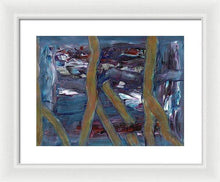 Load image into Gallery viewer, Framed Print, Rho #44 Abstract Wall Art - Framed Print,Sensory Art House