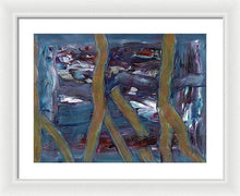 Load image into Gallery viewer, Framed Print, Rho #44 Abstract Wall Art - Framed Print,Sensory Art House