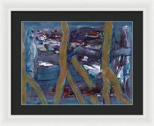 Load image into Gallery viewer, Framed Print, Rho #44 Abstract Wall Art - Framed Print,Sensory Art House