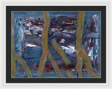 Load image into Gallery viewer, Framed Print, Rho #44 Abstract Wall Art - Framed Print,Sensory Art House
