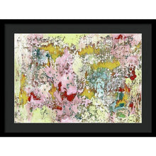 Load image into Gallery viewer, pink-abstract-Epsilon(ε) 36 Abstract Wall Art - Framed Print