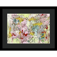 Load image into Gallery viewer, pink-abstract-Epsilon(ε) 36 Abstract Wall Art - Framed Print