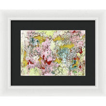 Load image into Gallery viewer, pink-abstract-Epsilon(ε) 36 Abstract Wall Art - Framed Print