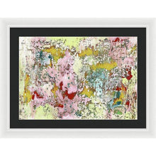 Load image into Gallery viewer, pink-abstract-Epsilon(ε) 36 Abstract Wall Art - Framed Print