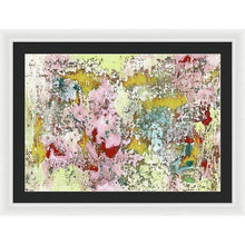 Load image into Gallery viewer, pink-abstract-Epsilon(ε) 36 Abstract Wall Art - Framed Print