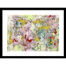 Load image into Gallery viewer, pink-abstract-Epsilon(ε) 36 Abstract Wall Art - Framed Print