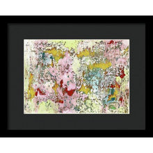 Load image into Gallery viewer, pink-abstract-Epsilon(ε) 36 Abstract Wall Art - Framed Print