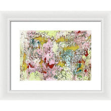 Load image into Gallery viewer, pink-abstract-Epsilon(ε) 36 Abstract Wall Art - Framed Print