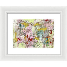 Load image into Gallery viewer, pink-abstract-Epsilon(ε) 36 Abstract Wall Art - Framed Print