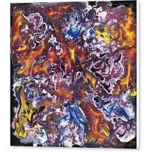 Load image into Gallery viewer, orange-abstract-Epsilon 40 Abstract - Canvas Print