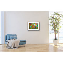 Load image into Gallery viewer, orange-abstract-Epsilon 47 Abstract - Art Print