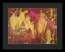 Load image into Gallery viewer, orange-abstract-Gamma(γ) 109 Abstract Wall Art - Framed Print
