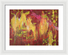 Load image into Gallery viewer, orange-abstract-Gamma(γ) 109 Abstract Wall Art - Framed Print