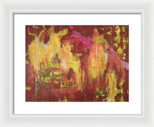 Load image into Gallery viewer, orange-abstract-Gamma(γ) 109 Abstract Wall Art - Framed Print