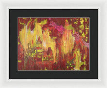 Load image into Gallery viewer, orange-abstract-Gamma(γ) 109 Abstract Wall Art - Framed Print