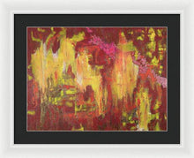 Load image into Gallery viewer, orange-abstract-Gamma(γ) 109 Abstract Wall Art - Framed Print