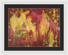 Load image into Gallery viewer, orange-abstract-Gamma(γ) 109 Abstract Wall Art - Framed Print