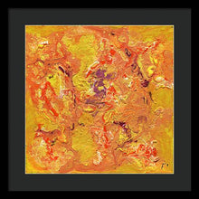 Load image into Gallery viewer, orange-abstract-Gamma 129 Abstract - Framed Print