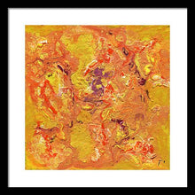 Load image into Gallery viewer, orange-abstract-Gamma 129 Abstract - Framed Print