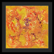 Load image into Gallery viewer, orange-abstract-Gamma 129 Abstract - Framed Print