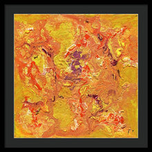 Load image into Gallery viewer, orange-abstract-Gamma 129 Abstract - Framed Print