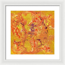 Load image into Gallery viewer, orange-abstract-Gamma 129 Abstract - Framed Print