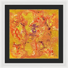Load image into Gallery viewer, orange-abstract-Gamma 129 Abstract - Framed Print