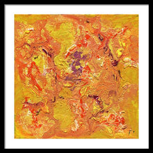 Load image into Gallery viewer, orange-abstract-Gamma 129 Abstract - Framed Print