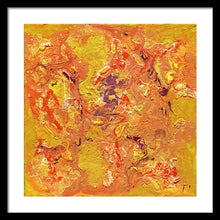 Load image into Gallery viewer, orange-abstract-Gamma 129 Abstract - Framed Print