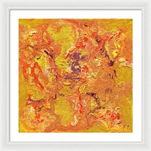 Load image into Gallery viewer, orange-abstract-Gamma 129 Abstract - Framed Print