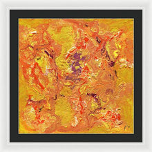 Load image into Gallery viewer, orange-abstract-Gamma 129 Abstract - Framed Print