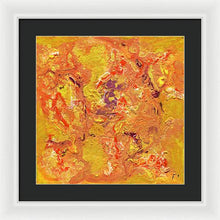 Load image into Gallery viewer, orange-abstract-Gamma 129 Abstract - Framed Print