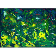 Load image into Gallery viewer, green abstract art -epsilon 16, espison #16, green-Sensory Art House