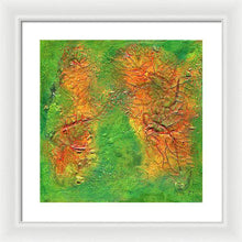 Load image into Gallery viewer, green-abstract-art-Gamma 136 Abstract - Framed Print-Sensory Art