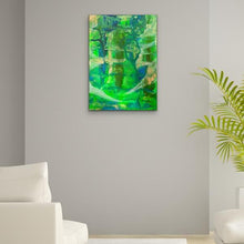 Load image into Gallery viewer, green-abstract-art-Gamma 23 Abstract Wall Art Print-Sensory Art
