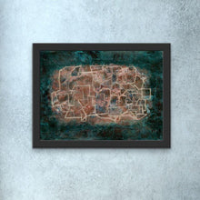 Load image into Gallery viewer, green-abstract-art-Gamma 45 Abstract Wall Art Print-Sensory Art
