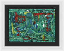 Load image into Gallery viewer, Framed Print, Gamma #111 Abstract Wall Art - Framed Print,Sensory Art House